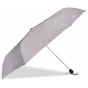 Slim UV-UPF50+ Plain Gray Clover Umbrella - Isotoner