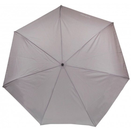 Slim UV-UPF50+ Plain Gray Clover Umbrella - Isotoner
