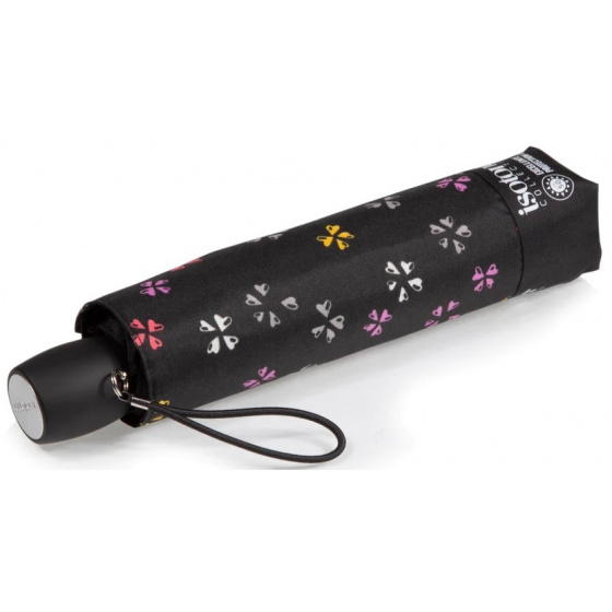 Slim Plain Clover Heart Umbrella - Isotoner Slim Plain Clover Heart Umbrella - Isotoner