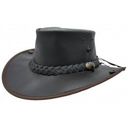 Brown Cowhide Boundary Hat - Jaracu