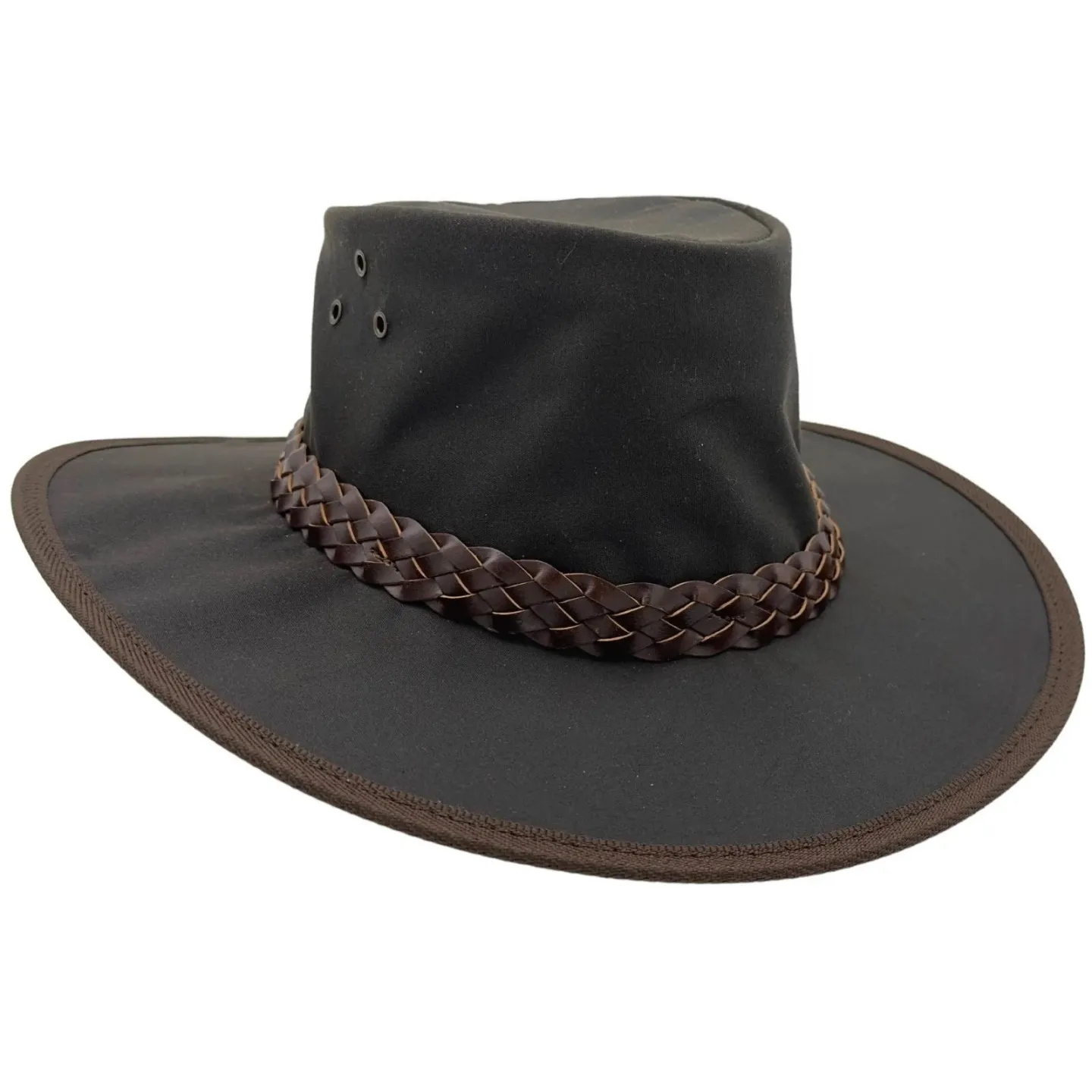 Chapeau Traveller Knockabout Coton Huilé - Jacaru  Reference : 19493| Chapellerie Traclet