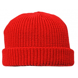 Red Wool Sailor Beanie Jules - Traclet