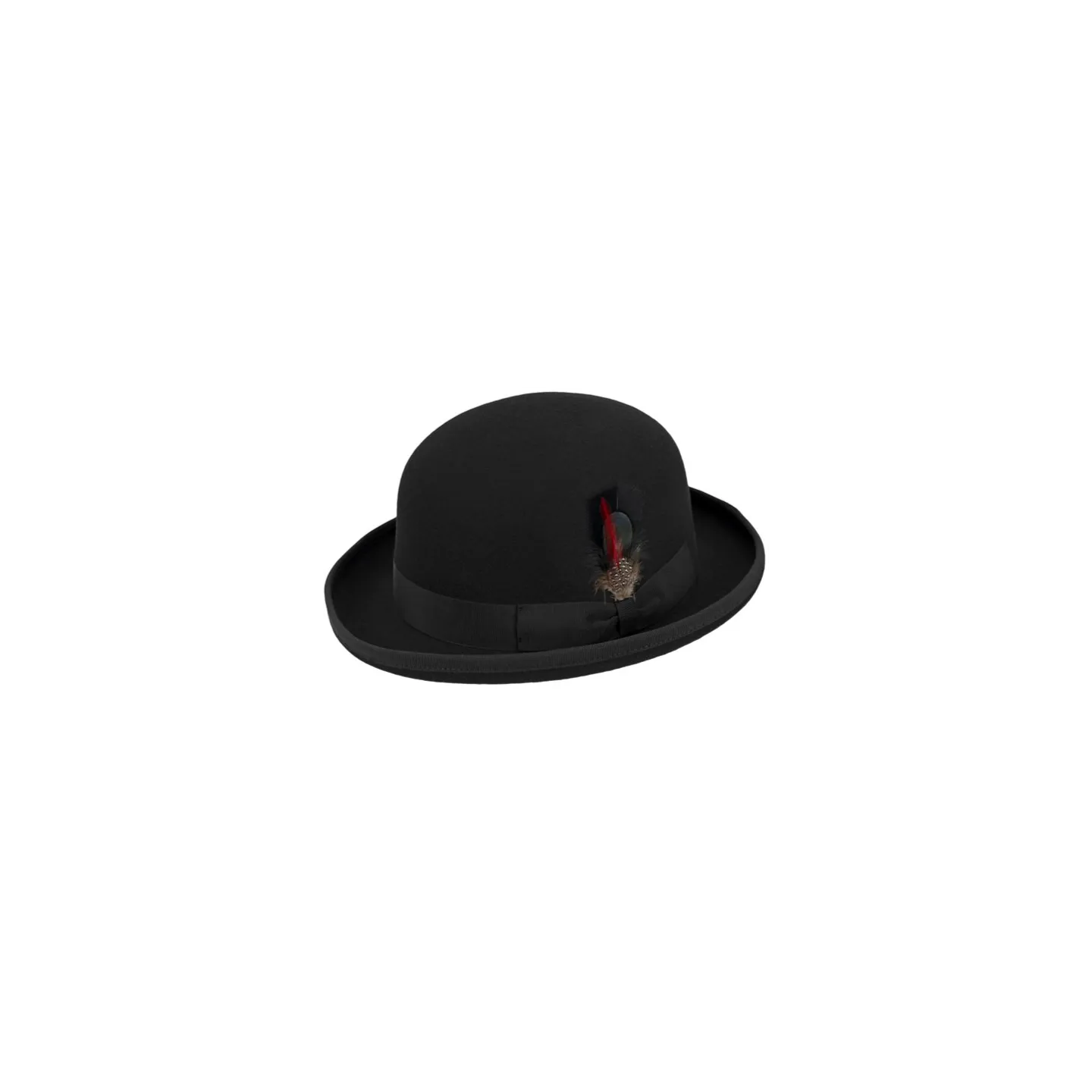 Chapeau Melon Marius Pliable Feutre Noir - Traclet