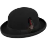 Chapeau Melon Marius Pliable Feutre Noir - Traclet