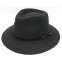Black Wool Felt Fedora Hat Aldo - Traclet