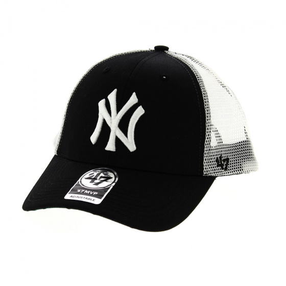 NY Yankees Khaki Trucker Cap - 47 Brand