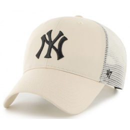 NY Yankees Natural Trucker Cap - 47 Brand
