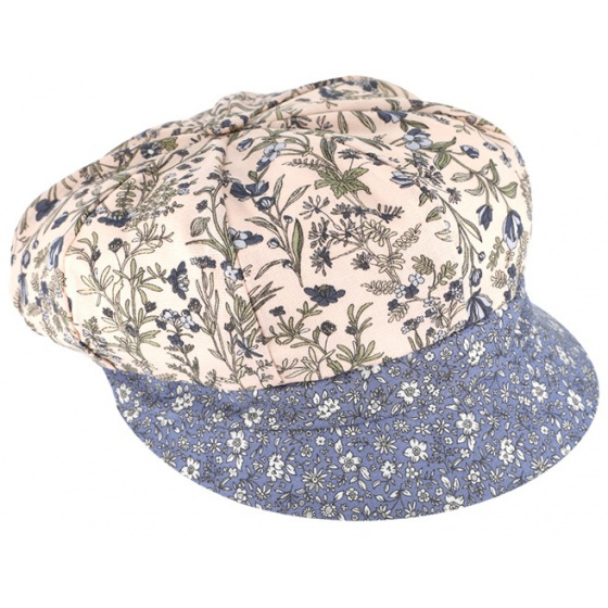 Summer Newsboy Cap Psylvia Cotton - Traclet
