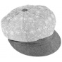 Grey Anemone Newsboy Cap - Traclet