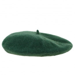 Classic Wool Beret Pine Green - Traclet