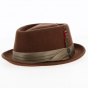 STOUT PORK PIE HAT SEPIA/BRONZE - Brixton