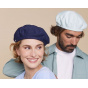 Authentic Summer Cotton Beret Navy - Heritage by Laulhère