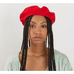 Authentic Summer Cotton Beret Scarlet - Heritage by Laulhère
