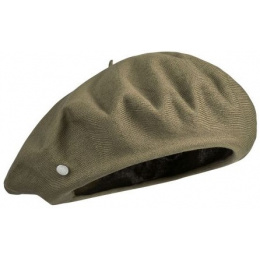 Authentic Summer Beret Cotton Khaki - Heritage by Laulhère