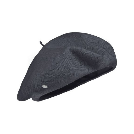 Authentic Summer Cotton Beret Anthracite - Heritage by Laulhère