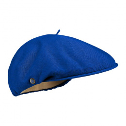 Greige Cotton Maxi Plumes Beret - Laulhère