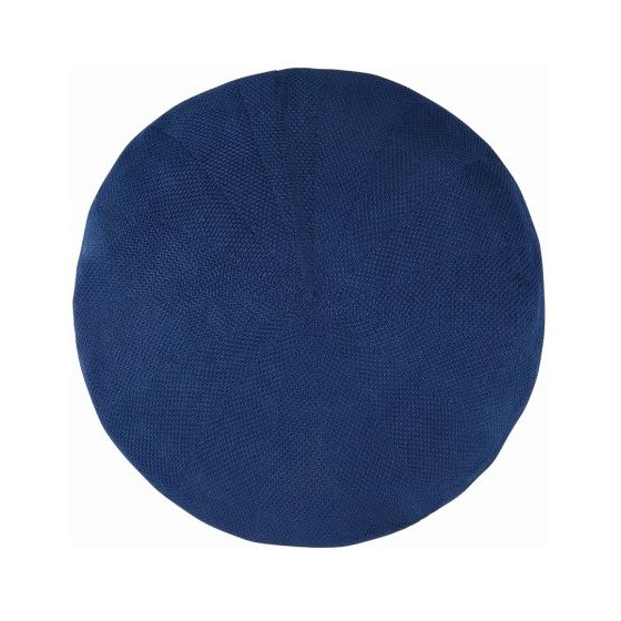 Béret Maxi Plumes Bleu Coton - Laulhère