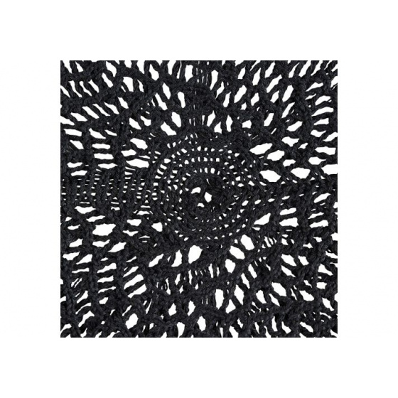 Black Cotton Summer Athleta Beret - Laulhère