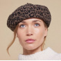 Hartza Leopard Brown Beret - Laulhère