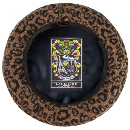 Béret Hartza Léopard Marron - Laulhère