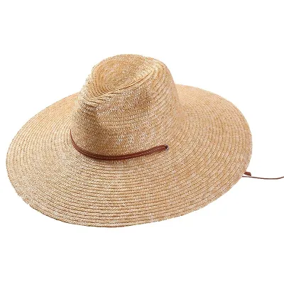 GARDENER'S STRAW HAT - wide-brimmed straw hat Reference: 19578| Traclet Hat Shop