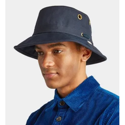 T1 Bucket Hat Navy Blue - Tilley