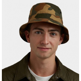 Camouflage Waxed Cotton Bucket Hat - Tilley