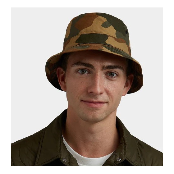 Camouflage Oiled Cotton Bob - Tilley