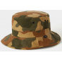 Camouflage Waxed Cotton Bucket Hat - Tilley