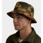Camouflage Waxed Cotton Bucket Hat - Tilley