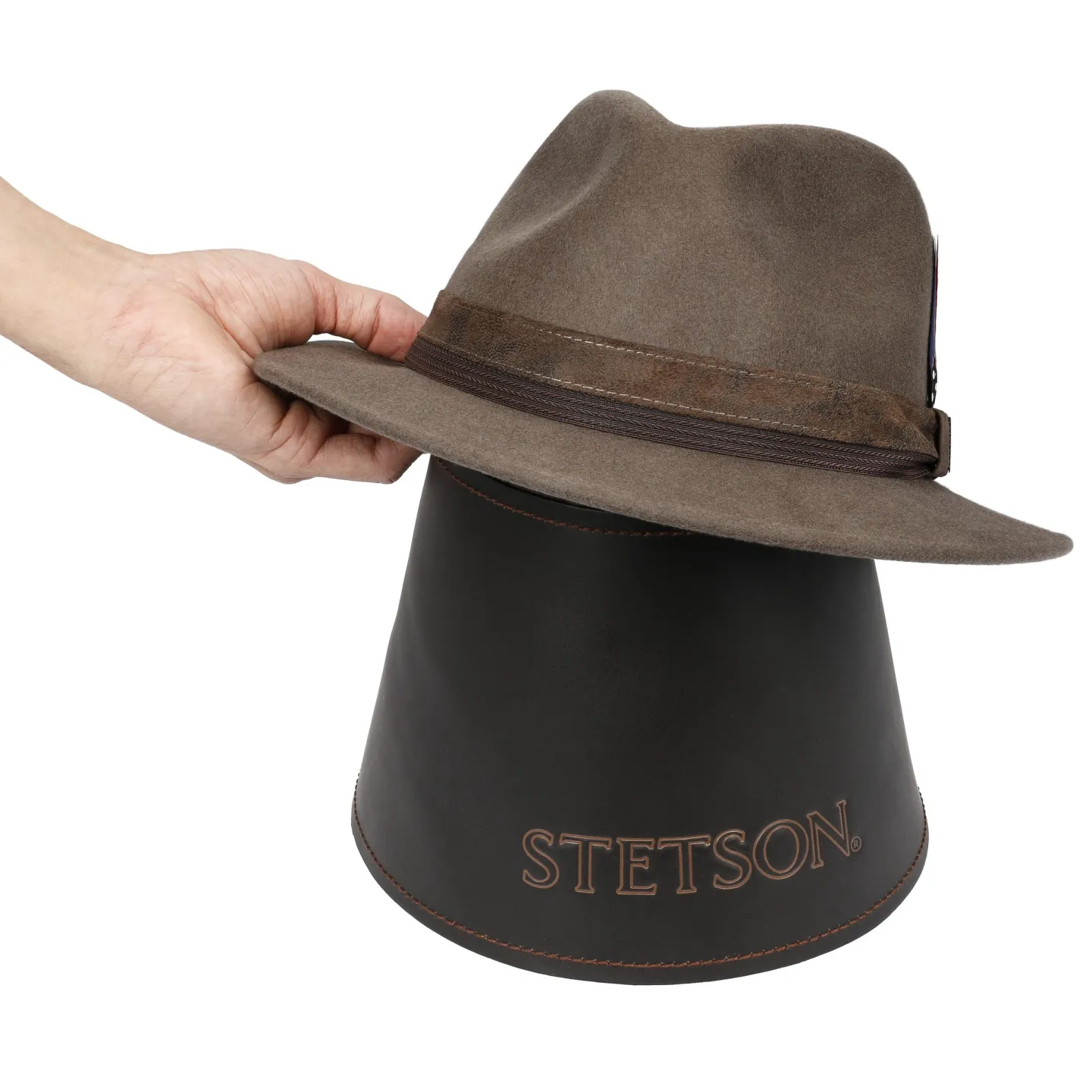 Support Cone Cuir Pour Chapeau - Stetson Reference : 4637 | Chapellerie Traclet