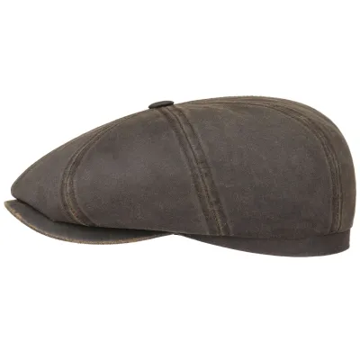 Stetson Waxed Hatteras Cap Reference: 647 | Traclet Hat Shop
