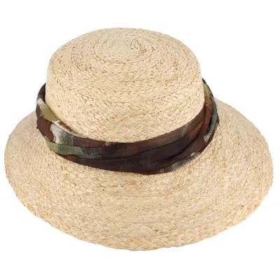 Large Brim Cap Lana Natural Straw - Traclet ref 19586 traclet hat shop