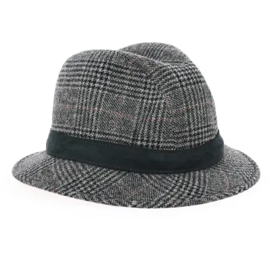 English Bucket Hat Jeffrey Harris Tweed Wool - Crambes Reference: 743 | Chapellerie Traclet