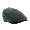 Gray flat velvet cap