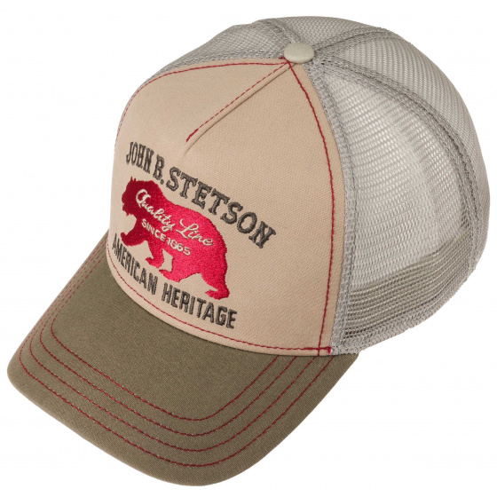 Snapback Shafter Coton Beige - Stetson