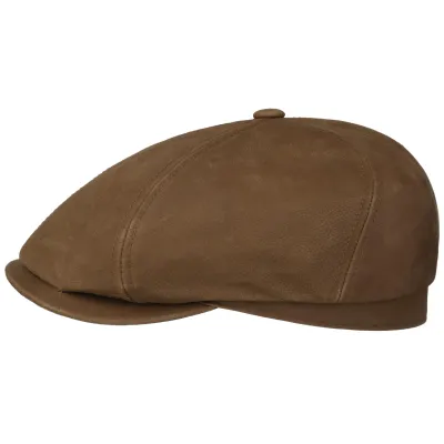 Casquette Brooklin Cowhide Cuir Marron - Stetson Reference : 19624| Chapellerie Traclet