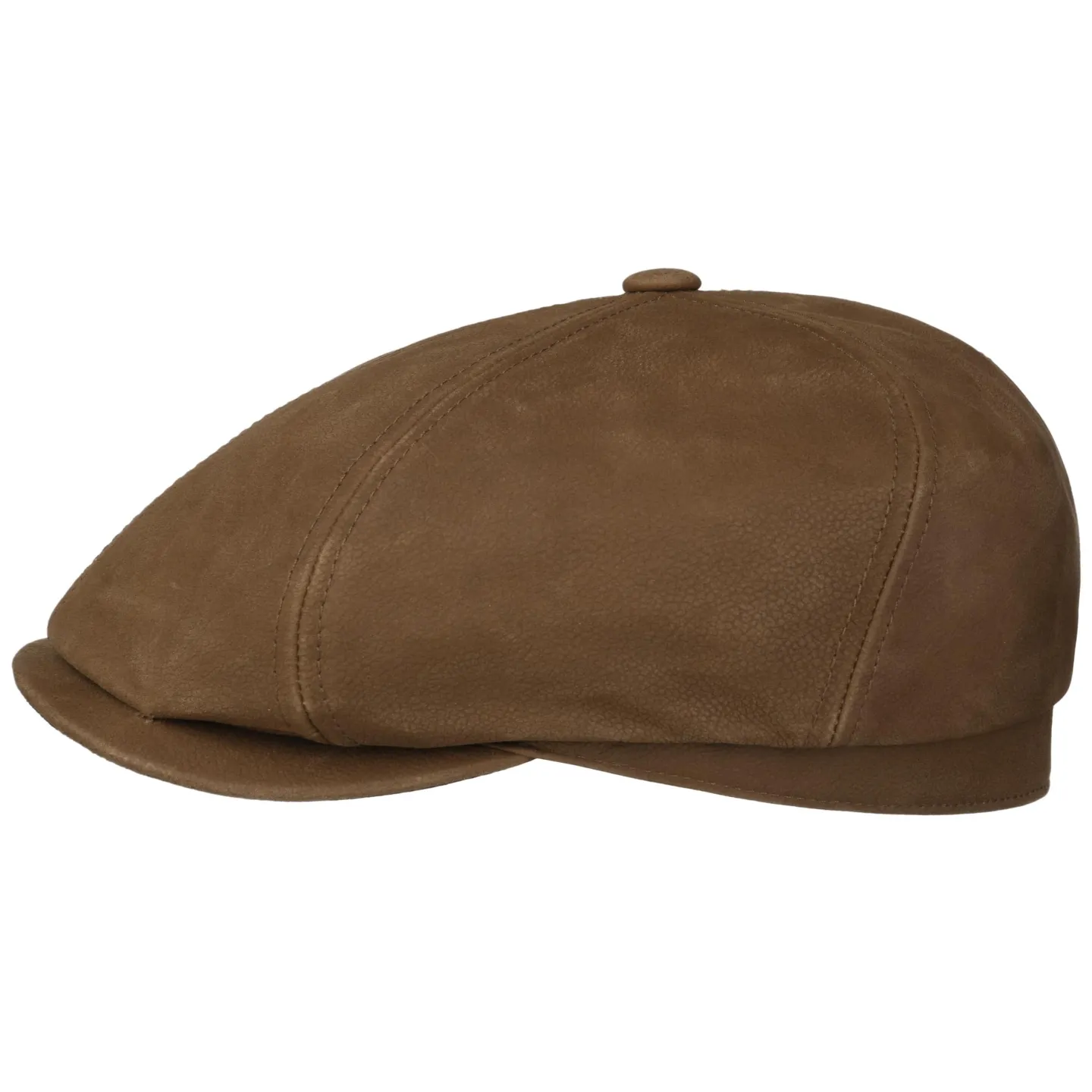 Casquette Brooklin Cowhide Cuir Marron - Stetson  Reference : 19624| Chapellerie Traclet