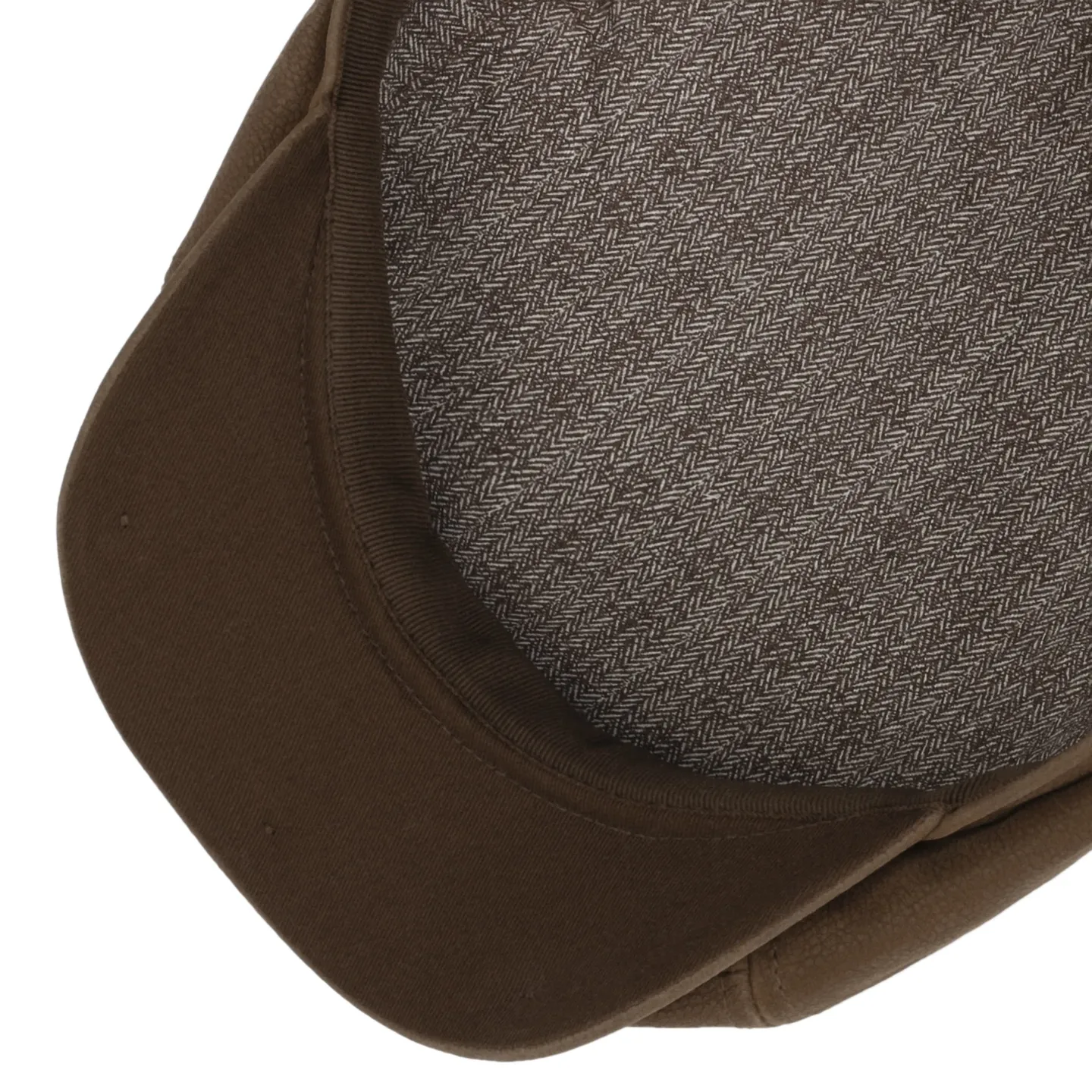 Casquette Brooklin Cowhide Cuir Marron - Stetson  Reference : 19624| Chapellerie Traclet