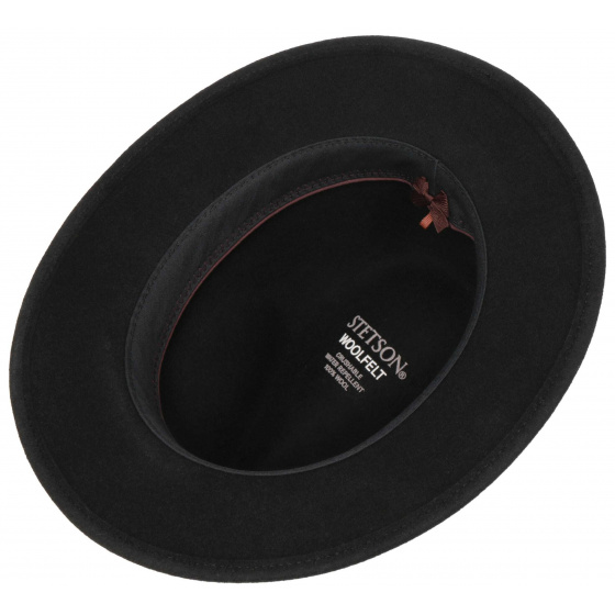 Traveller Hat Benji Woolfelt Black - Stetson Traveller Hat Benji Woolfelt Black - Stetson