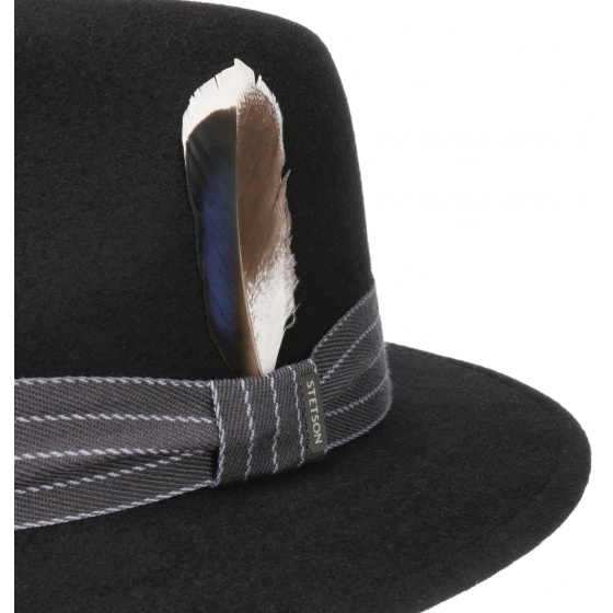 Traveller Hat Benji Woolfelt Black - Stetson Traveller Hat Benji Woolfelt Black - Stetson
