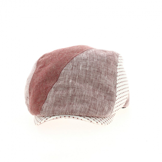 Pink Beige Flat Cap