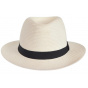 Chapeau Traveller Striped Fine Fibres Naturelles - Rigon Headwear