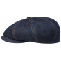Stetson Hatteras Tyler Blue Denim Cotton Cap