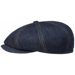 Stetson Hatteras Tyler Blue Denim Cotton Cap