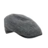 Adam Linen Anthracite Flat Cap UPF 40+ - City Sport Reference: 4563 | Chapellerie Traclet