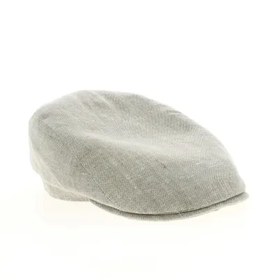 Beige Linen Flat Cap - City Sport  Reference: 10538 | Traclet Hat Shop