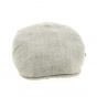 Flat cap in beige linen - Traclet