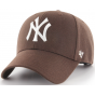 Yankees NY Brown Snapback Cap - 47 Brand