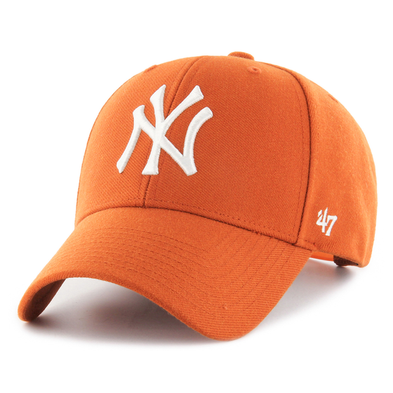 Yankees NY Orange Snapback Cap - 47 Brand